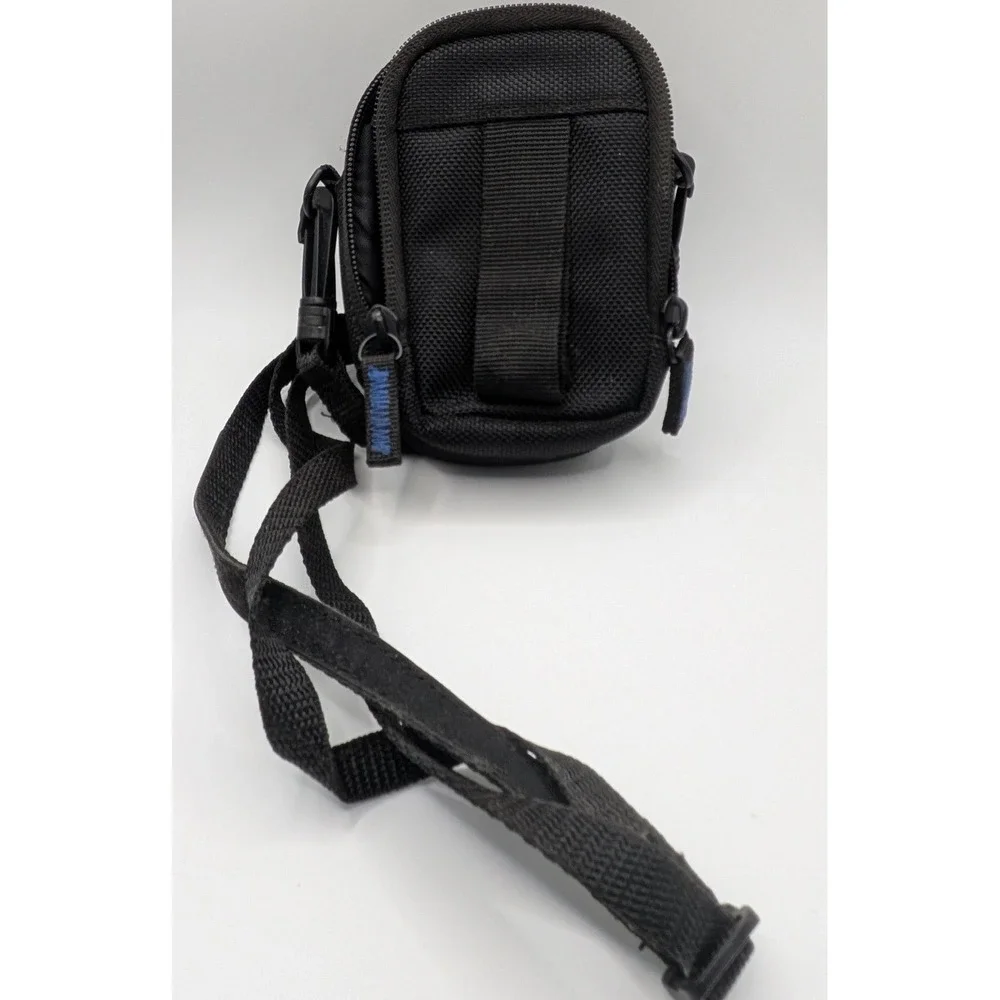 Sony Camera Case LCS-CSJ Small Black Excellent Nylon Pouch Belt Loop Strap